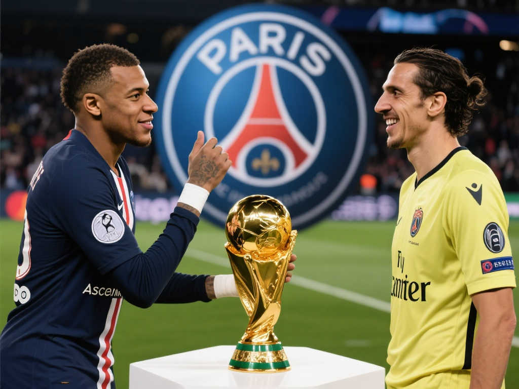 莱因克尔：巴黎若问鼎欧冠，登贝莱有望角逐金球奖，拉菲尼亚亦受关注